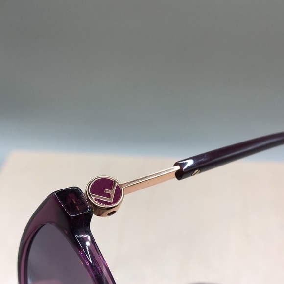 Fendi ff0373 ff 0373 09 Plum Gradient modern cat eye-authentic. - Picture 7 of 11